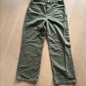 We The Free Green Cargo Pants Utility Style